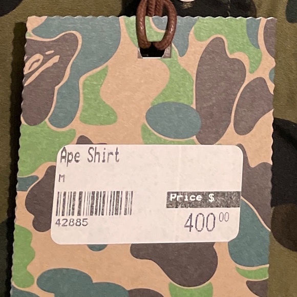 Size M Bape camo shirt - Picture 3 of 3